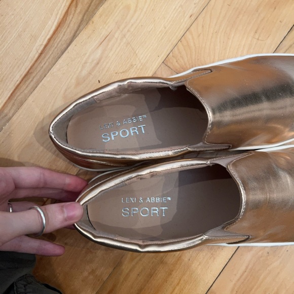 Rose Gold Slip-On Sneaker - Picture 3 of 4